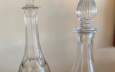 Two Cut Crystal Decanters including Mosen & Cristal d'Arques