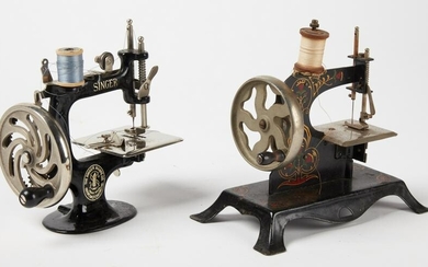 Two miniature Sewing Machines
