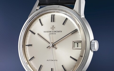 Vacheron Constantin, Ref. 6562 A lovely stainless steel automatic wristwatch with center seconds, date and screw down back