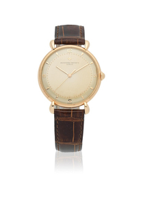 Vacheron & Constantin. An 18K rose gold manual wind wristwatch with teardrop lugs