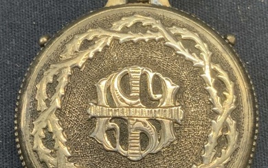 Vintage Gold Pl Sterling Silver Locket Pendant