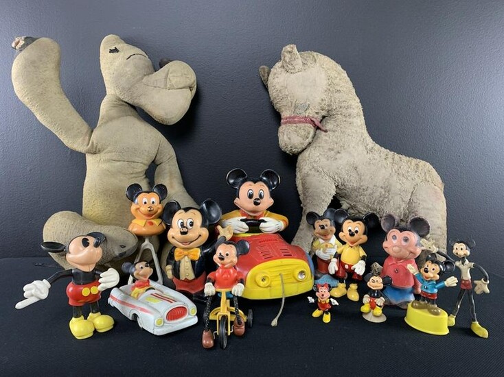 Vintage Lot Mickey Mouse Walt Disney Collection