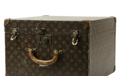 Vintage Louis Vuitton hard sided case, cube form