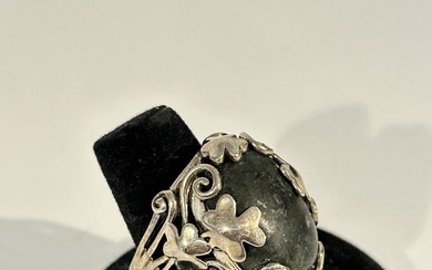 Vintage Navajo SW Sterling Silver Ring sz 8.5