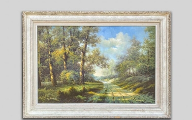 Vintage Oil Painting of Landscapes, Ray