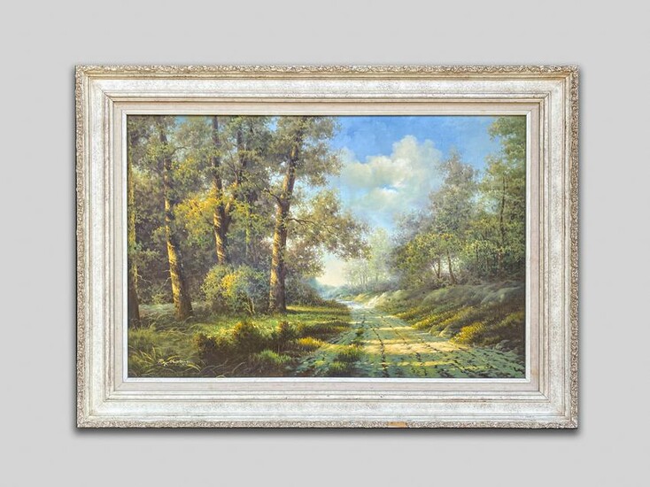 Vintage Oil Painting of Landscapes, Ray