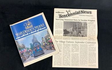 Walt Disney World Tencennials Newspaper News Glossy