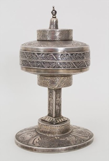 Ziborium / Messkelch / A silver chalice, Pamplona,...