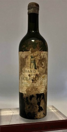 1 bouteille CHÂTEAU LATOUR 1er Gcc Pauillac 1918 …