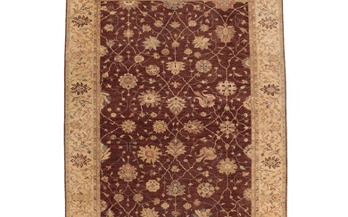 11'11 x 17'7 Hand-Knotted Indian Agra Room Sized Rug