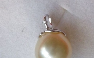 14 kt. South sea pearl - Pendant