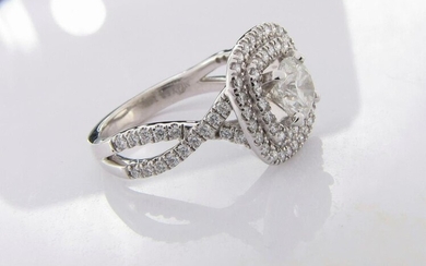 14K Beautiful Custom Ring by Moyer - 1CT+ Diamonds