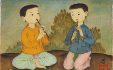 Mai Trung Thứ, Two Boys Playing the Flute
