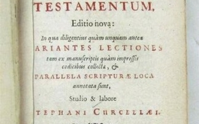 1658 GREEK BIBLE NEW TESTAMENT antique ELZEVIR PRESS
