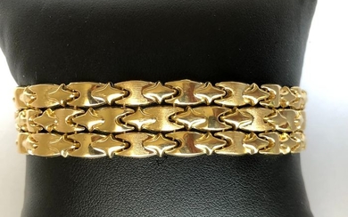 18 kt. Yellow gold - Bracelet, Weight 25.44 gr
