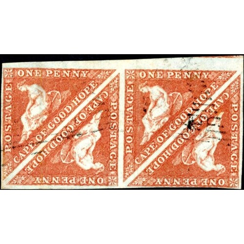 1853 SLIGHTLY BLUED PAPER, a good to large margined used blo...