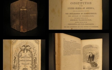 1854 United States Constitution & Declaration