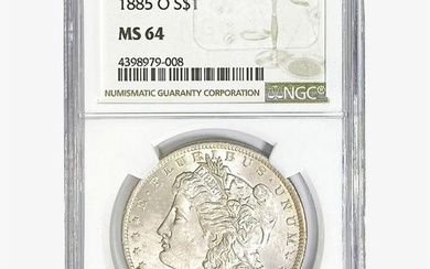 1885-O Morgan Silver Dollar NGC MS64