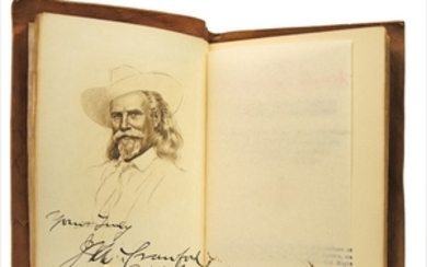 1908 Signed "The Broncho Book" by Captain Jack Crawford