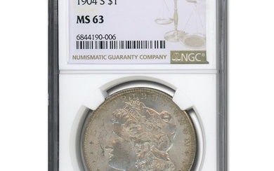 1904-S Morgan Dollar MS-63 NGC