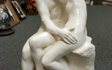 1977 Alva Museum Replicas "The Kiss" by Rodin Sculpture