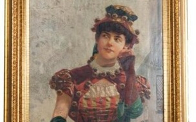19th C Portrait of a French Woman