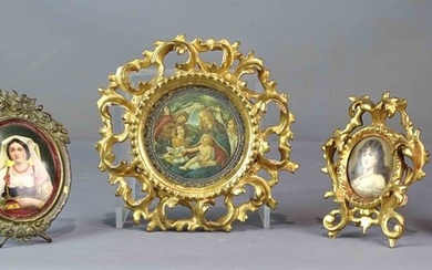 19th c. Paintings on Porcelain