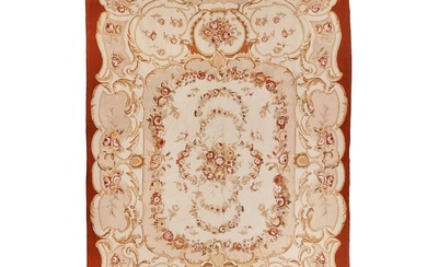 19th century French carpet in Aubusson style.