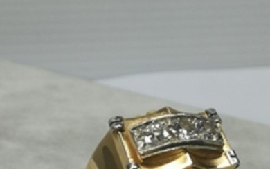 18 kt. White gold - Ring - 0.66 ct Diamond