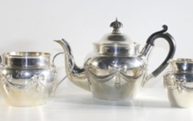 Tea service - .925 silver - U.K. - 1900
