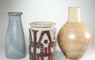 (3) Danish & American studio pottery vases