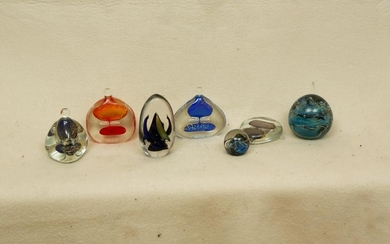 Art Glass Perfume Bottles, Paperweights