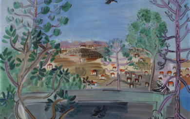 Raoul Dufy (1877-1953), Le réservoir à Golfe-Juan, à l'oiseau