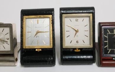 4 Jaeger Coultre Clocks