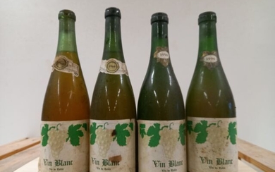 4 bouteilles de Vin Blanc Liquoreux de Loire... - Lot 61 - Enchères Maisons-Laffitte