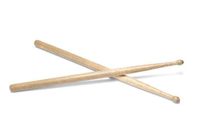 Carl Palmer: A pair of marching drumsticks