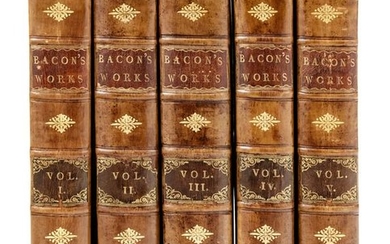 BACON, Sir Francis (1561-1626). The Works. London: A.