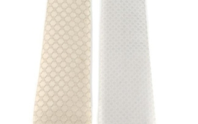 CÉLINE - two ties. To include a silver and a gold tie
