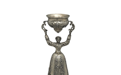 A German parcel gilt silver wedding cup