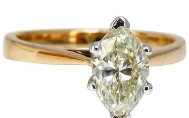 GIA Certified 1.15 Carat Marquise Solitaire Diamond