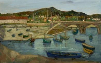 Jean MICAS (Né en 1906) Le port