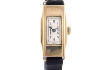 A lady's 9ct yellow gold wrist watch. View more details