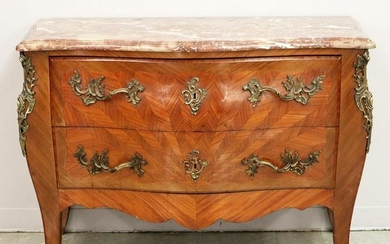 Louis XV Style French Bombe Commode