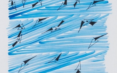 Luigi Veronesi (Milano 1908 - 1998), Blue, 1984