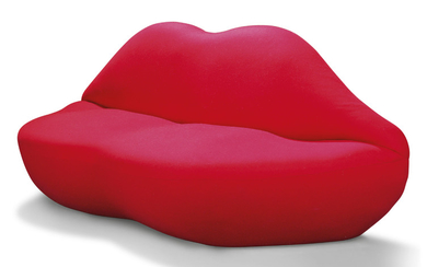 A 'MARILYN LIPS' WOOL UPHOLSTERED SOFA, AN EDITION BY GUFRAM, CIRCA 1972 OR LATER