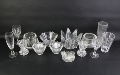 Orrefors Group of Glasswares Together with Others inc Kosta Boda