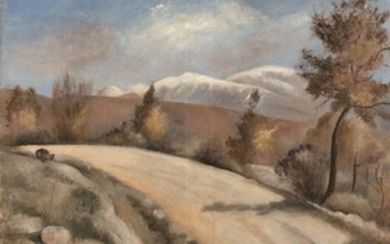 Othon COUBINE 1883-1969 Paysage aux environs de Simiane - Circa 1927