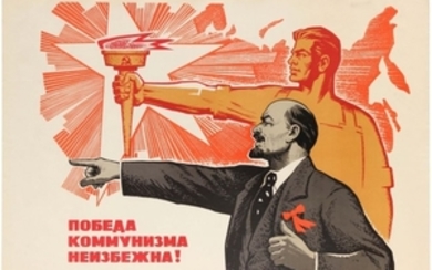 Set 2 Propaganda Posters Communism Victory Lenin USSR
