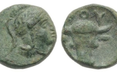 Southern Lucania, Thourioi, after 300 BC. Æ (8mm, 0.85g, 12h)....