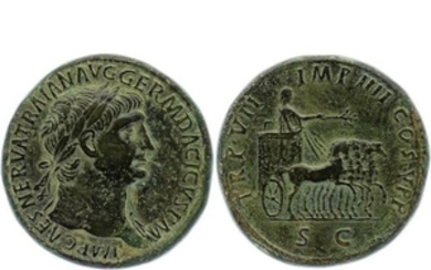 Trajan (98 117). Sesterce (Bz 25,54g 34mm). IMP. C…